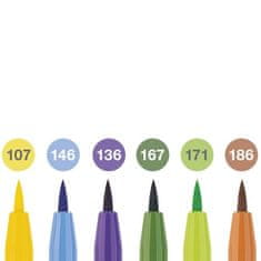 Faber-Castell Pitt Artist Pen Brush Summer - 6 kosov, konica B