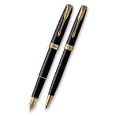 Parker Komplet nalivnega in pisalnega peresa Sonnet Black GT