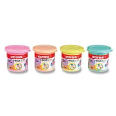 Kores Glina za modeliranje Magik Clay - pastelne barve, 4 x 40 g