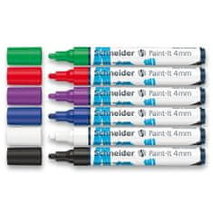 Schneider Akrilni marker Paint-It 320 - komplet V1, 6 barv