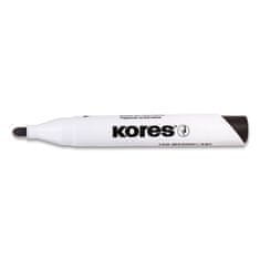Kores K-Marker Bela tabla - črna