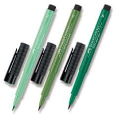 Faber-Castell Pitt Artist Pen Brush - zeleni odtenki 161, ftalno zelena