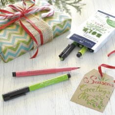 Faber-Castell Pitt Artist Pen Hand Lettering 6 kosov, zeleni komplet