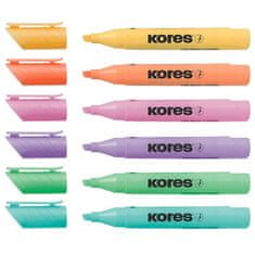 Kores Svetlomer High Liner Pastel - set 6 barv