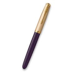 Parker Nalivno pero 51 Deluxe Plum GT 18K s peresom F