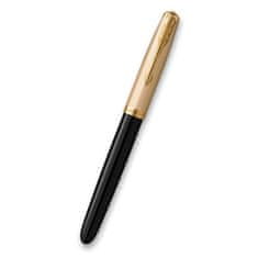 Parker Nalivno pero 51 Deluxe Black GT 18K s peresom F