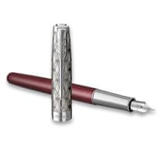 Parker Nalivno pero Sonnet Premium Metal Red CT, 18K pero F