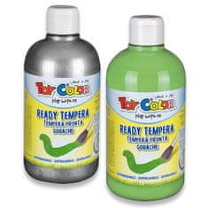 Tempera barva Ready Tempera, 500 ml kovinsko srebrna