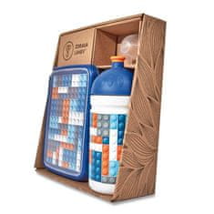Zdravá lahev Komplet Zdrava steklenička 0,5 l in kocke za zdravo malico
