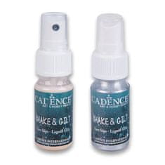 Cadence Metalik bleščice v spreju - srebrna / 25 ml