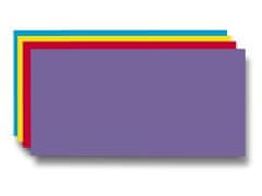 Clairefontaine Barvna pisemska kartica 106 x 213 mm za ovojnice DL, 25 kosov, rjava, DL