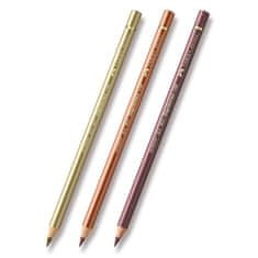 Faber-Castell Polychromos pastele - rjava in kovinski odtenki 251, srebrna