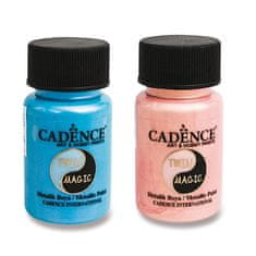 Cadence Kovinska barva Twin Magic, 50 ml, zlata/rožnata.