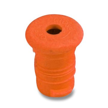Zamašek za zdravo steklenico - oranžna