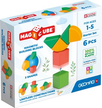 UNBRANDED Geomag Magicube začetni set 6 kosov