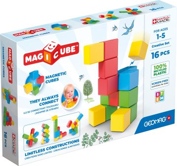 UNBRANDED Geomag Magicube kreativni set 16 kosov