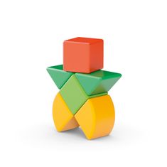 UNBRANDED Geomag Magicube začetni set 6 kosov 