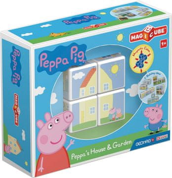 UNBRANDED Geomag Magicube Peppas House 3 kos