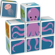 UNBRANDED Geomag Magicube morske živali 11 kosov 