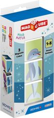 UNBRANDED Geomag Magicube Mix & Match oceanske živali 3 kosi 