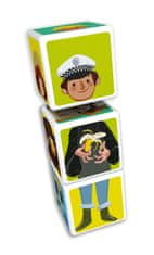 UNBRANDED Geomag Magicube Mix & Match Characters 6 kosov 