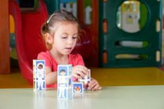 UNBRANDED Geomag Magicube Mix & Match Characters 6 kosov 