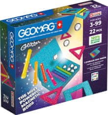 UNBRANDED Reciklirane bleščeče plošče Geomag 22 kosov 