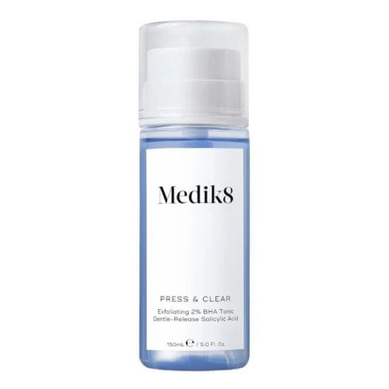 Medik8 Press & Clear nežen eksfoliativni tonik (eksfoliativni tonik z 2 % BHA) 150 ml