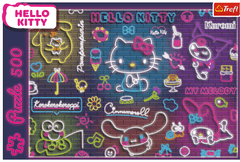 Trefl Neonska Hello Kitty sestavljanka 500 kosov