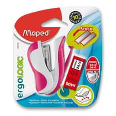 Maped Stapler Ergologic Mini 24/6 za 12 ali 15 listov, blister, mešanica barv