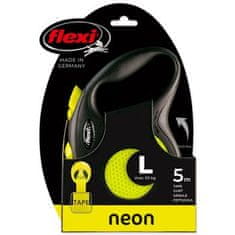 Croci FLEXI Neon New L povodec 5m/50kg neon