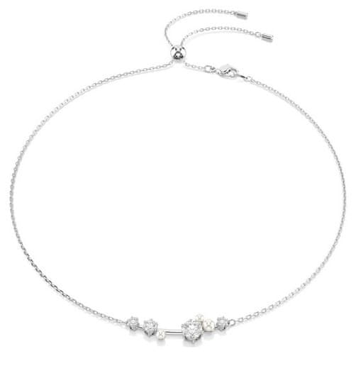 Swarovski Očarljiva ogrlica s kristalnimi biseri in cirkoni Constella 5705626