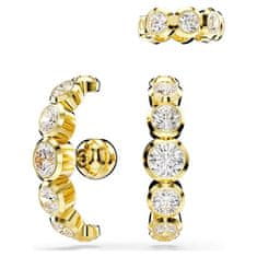 Swarovski Bleščeči pozlačeni komplet uhanov Imber 5711482