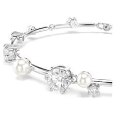 Swarovski Bleščeča zapestnica s kristali in perlami Constella 5707511