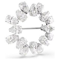 Swarovski Bleščeča broška s prozornimi cirkoni Matrix 5714646
