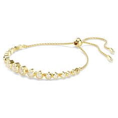 Swarovski Pozlačena zapestnica s prozornimi kristali Tennis Imber 5705450