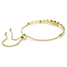 Swarovski Pozlačena zapestnica s prozornimi kristali Tennis Imber 5705450