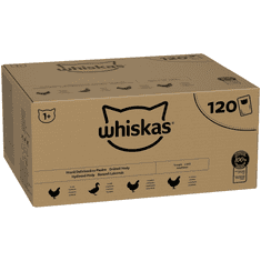 Whiskas Whiskas pouches perutninski izbor v želeju za odrasle mačke 120 x 85 g