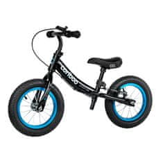 Otroški poganjalec MOVINO ADVENTURE z zavoro, napihljiva kolesa premera 12 inčev, črno-modra R-004-MC