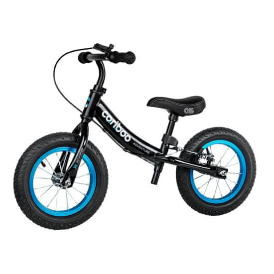 Otroški poganjalec MOVINO ADVENTURE z zavoro, napihljiva kolesa premera 12 inčev, črno-modra R-004-MC