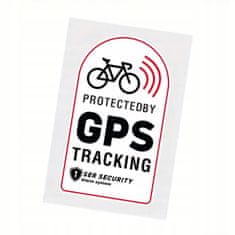 Korbi Nalepka za okvir kolesa, GPS sledenje, opozorilna, 1 kos