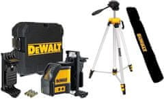 DeWalt KRIŽNO LINIJSKI LASER RDEČ V KOVČKU SET DW088K+DE0881T