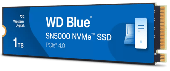 WD Blue SSD disk, 1 TB, SN5000 NVMe (WDS100T4B0E)