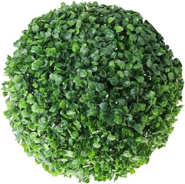 Netscroll Umetne rože v obliki krogle, umetna rastlinska krogla, umetne dekorativne rastline, UV odporne, zelene barve, 30cm, idealen okras vašega doma in vrta, Orby