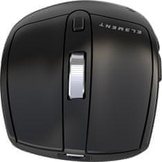 Element Miška Triathlon, brezžična + Bluetooth / ponovno polnljiva (črna)