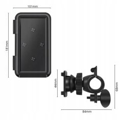 Korbi Vodoodporen nosilec za telefon za kolo na krmilo, GXR-2