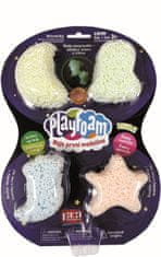 PlayFoam Set za modeliranje kroglic 1+1 (4 barvne+4 svetleče)