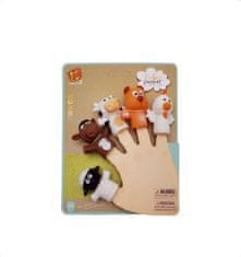 Teddies Komplet prstnih lutk Živali