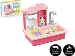 Teddies Pomivalno korito roza barve
