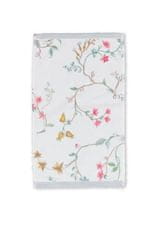 Pip Studio Brisača Les Fleurs White 30x50 100% ba, froté, velur